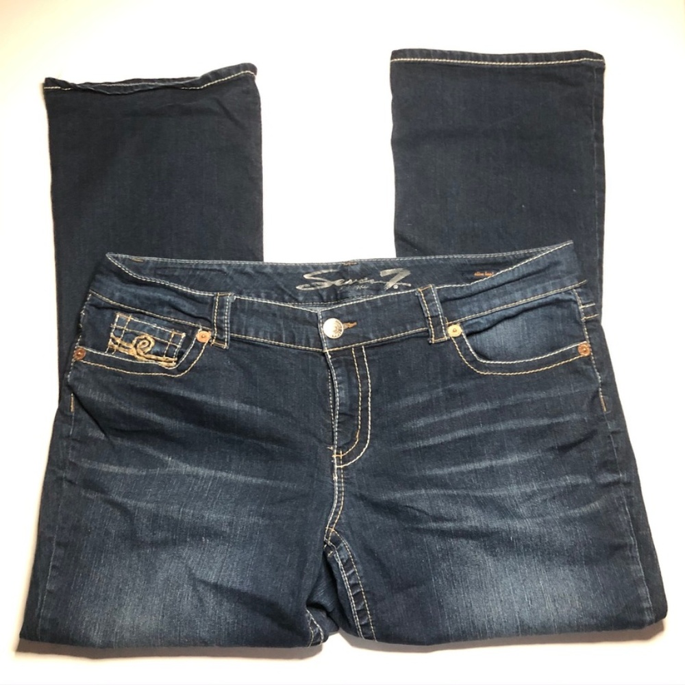 Seven7 Luxe Slim Boot Jeans Plus Size 20